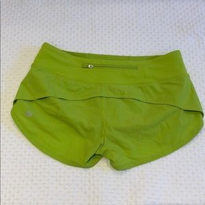 EUC Lululemon Speed Shorts 4/xs